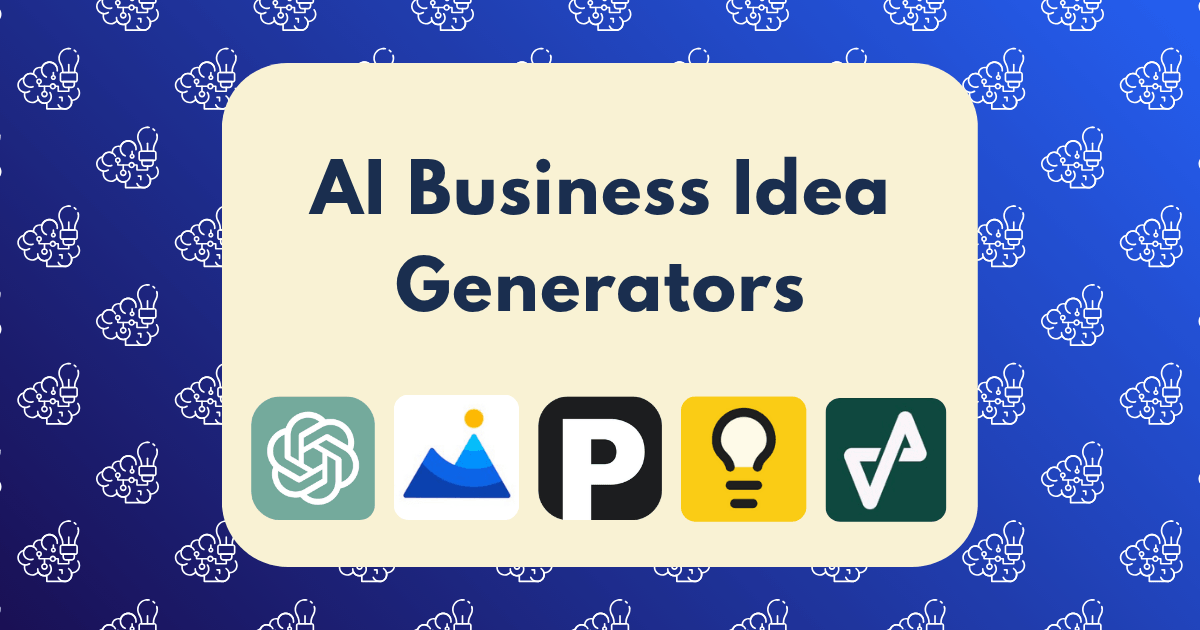 AI business idea generators