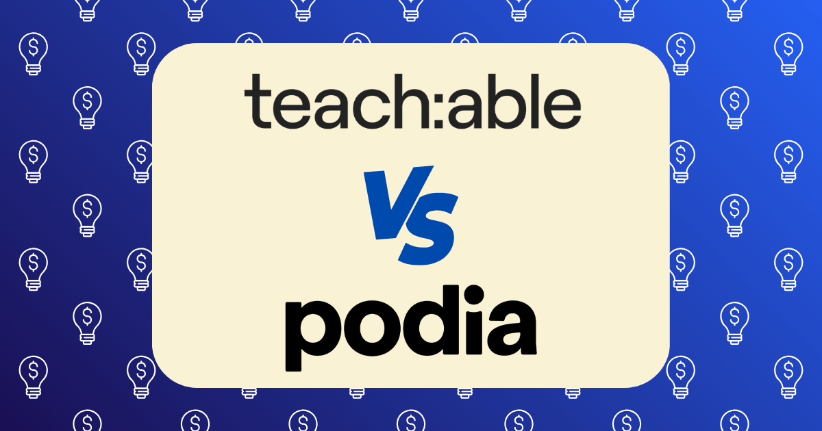 Podia vs Teachable
