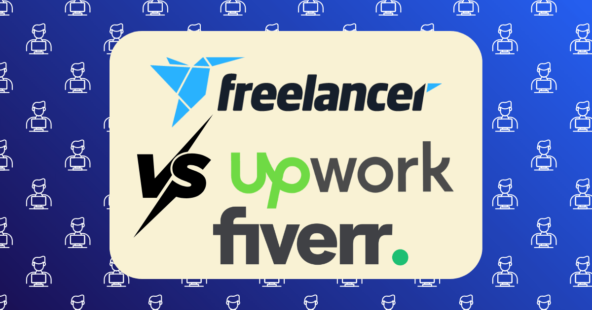 Upwork vs Fiverr vs Freelancer