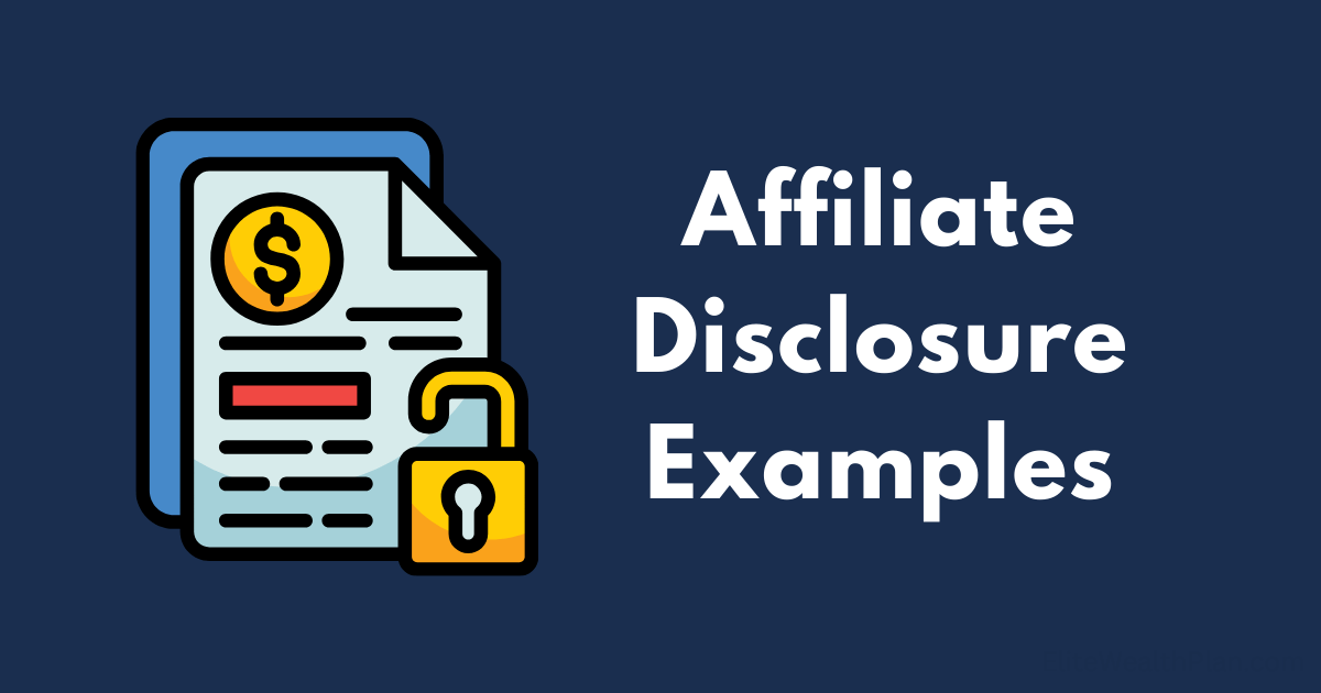 affiliate disclosure examples